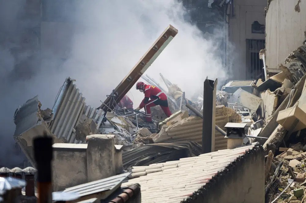 Eight missing after French building collapse Vanguard News