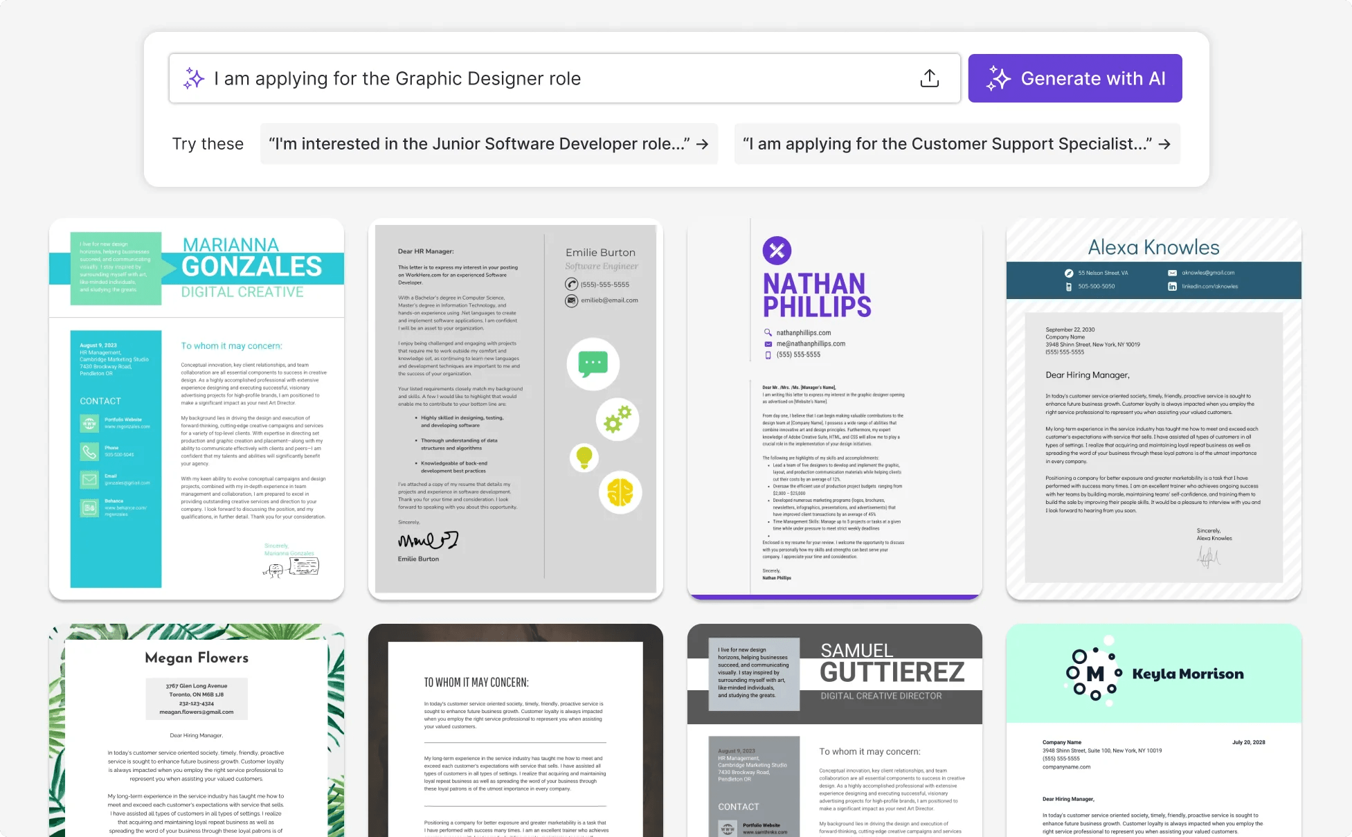 Free AI Cover Letter Generator Fast, Personalized Cover Letters