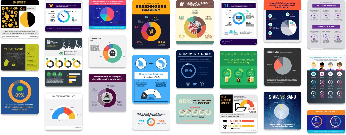 Online Pie Chart Maker Create Your Own Pie Charts Venngage