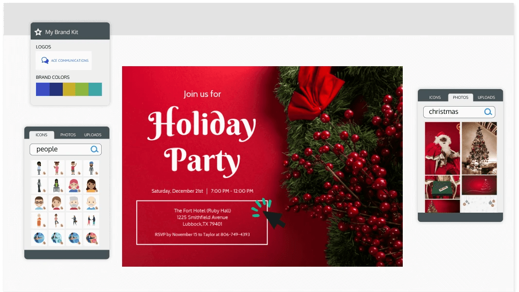 Design Invitations People Love Venngage Online Invitation Maker