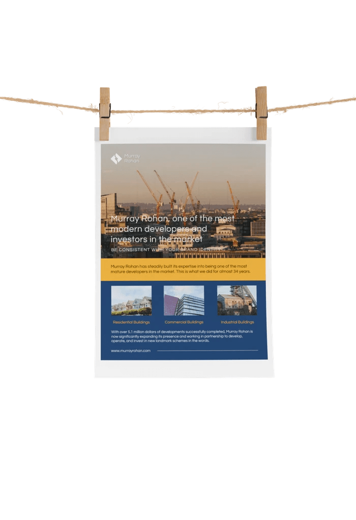 Free Construction Poster Templates Venngage