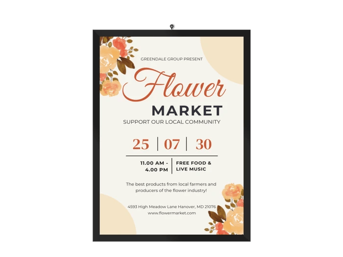 Free Floral Poster Templates Venngage