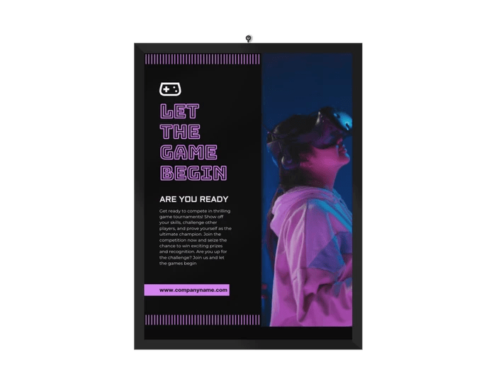 Free Gaming Poster Templates Venngage