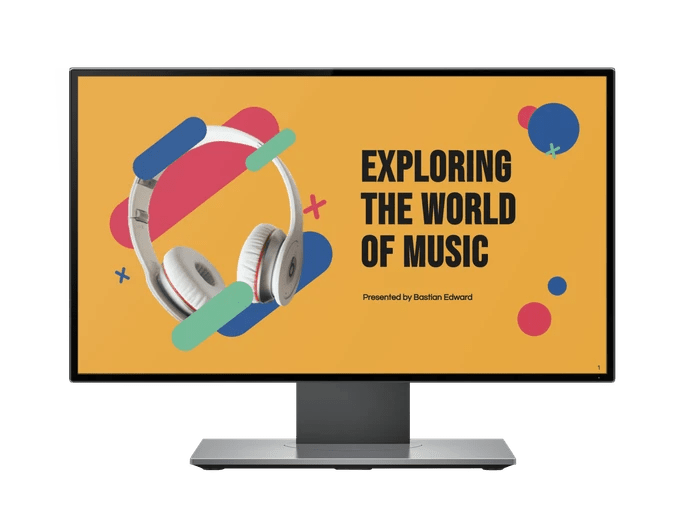 Free Music Presentation Templates Venngage