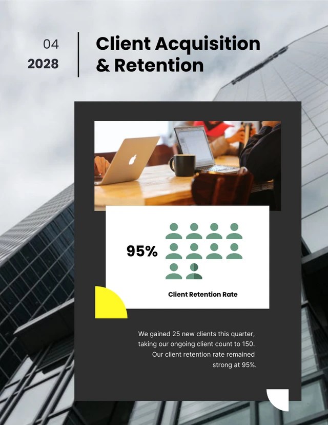 Yellow Sales Report Template Venngage