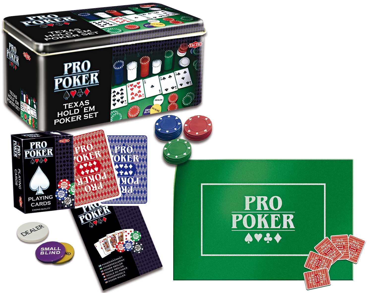 Texas Hold'em -Pokerisetti Metallirasiassa – Korttipelit – Pelit Ja Oppiminen – Lelut – Verkkokauppa.com