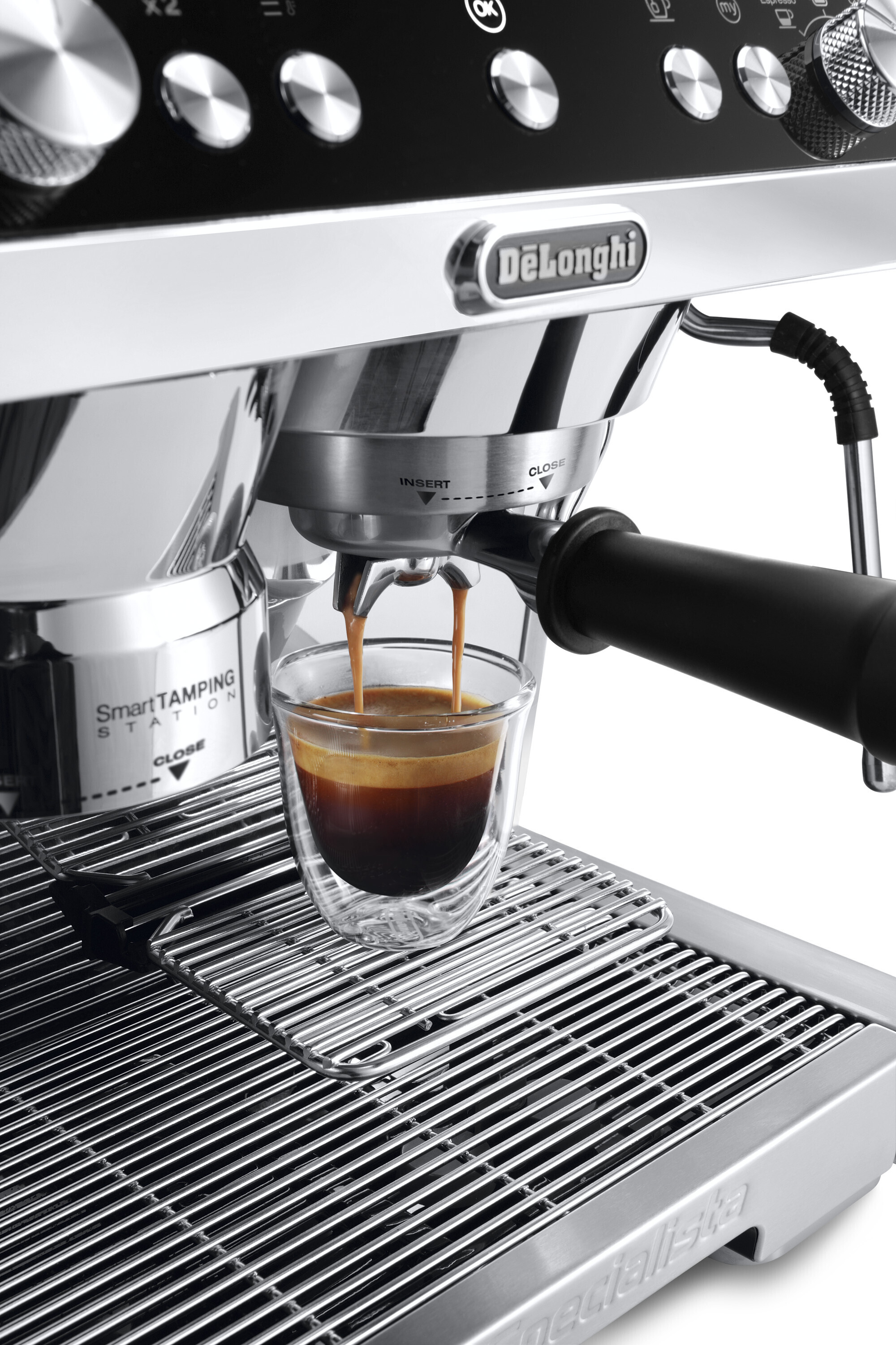 DeLonghi La Specialista Prestigio EC9355.M espressokeitin, hopea