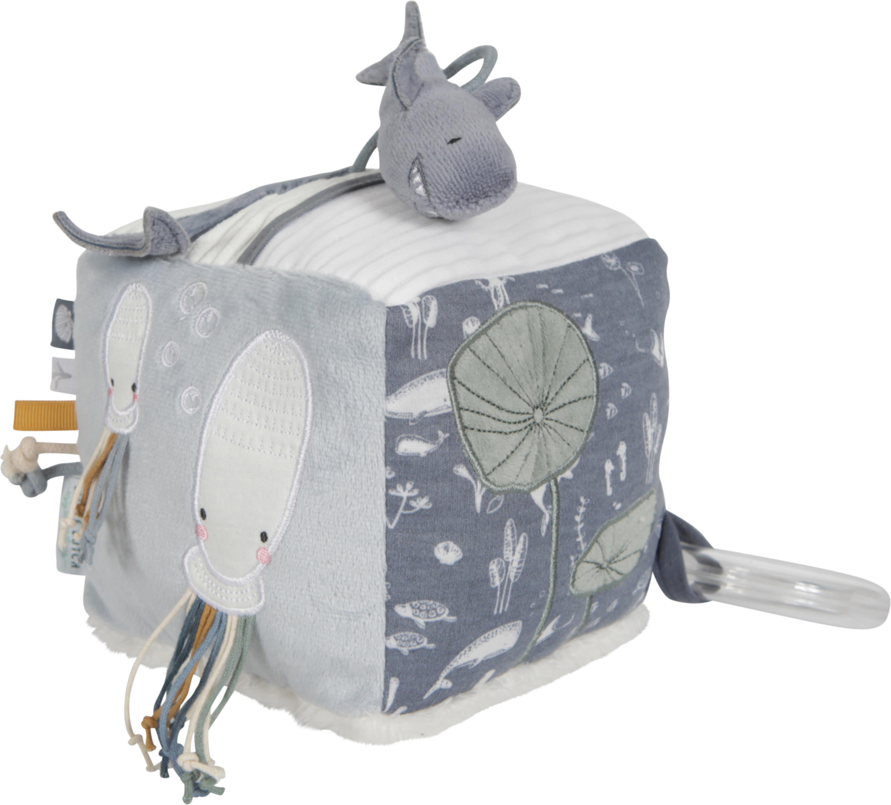 Little Dutch Ocean Soft Toys Activity Cube pehmeä leikkikuutio