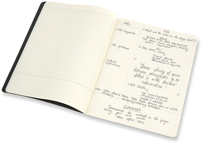Thematic journal Moleskine A4 mūtivihko, 2 kpl, musta i