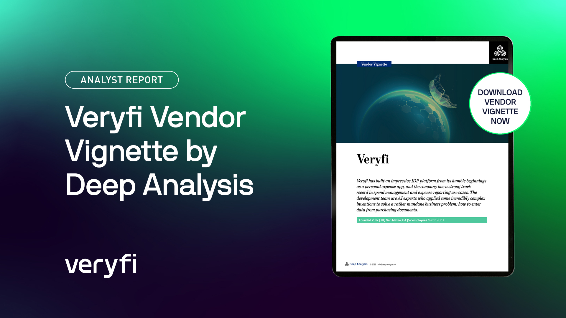 Analyst Report Veryfi Vendor by Deep Analysis » Veryfi