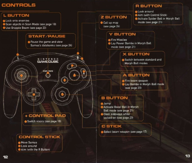 Metroid Prime Metroid-Prime-Controls-Gamecube-Manual-Scan-Small