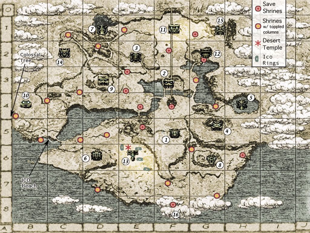 Shadow of the Colossus Lizards Locations Guide (PS3, PS2)