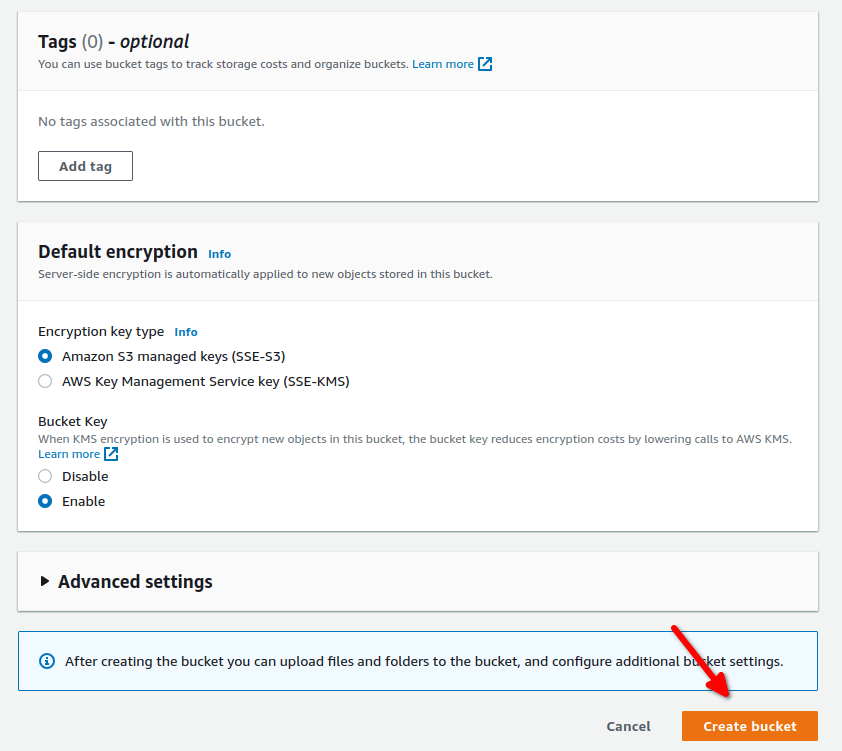 AWS S3 Setup For Recordings Video Service Desk