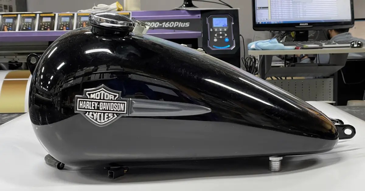 Harley Davidson Motorcycle Wrap In Toronto 3M And Avery