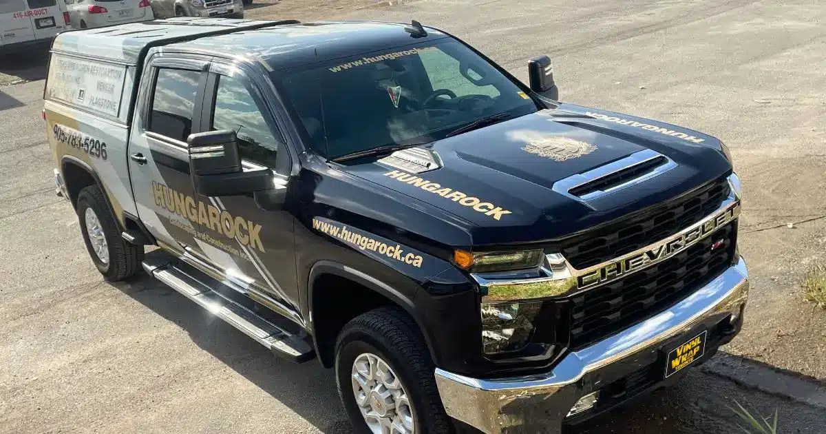 Premium Chevy Silverado Full Vinyl Wrap Ft. Hungarock