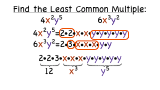 Least Common Multiple | Factors, Fractions, and Exponents | Virtual Nerd