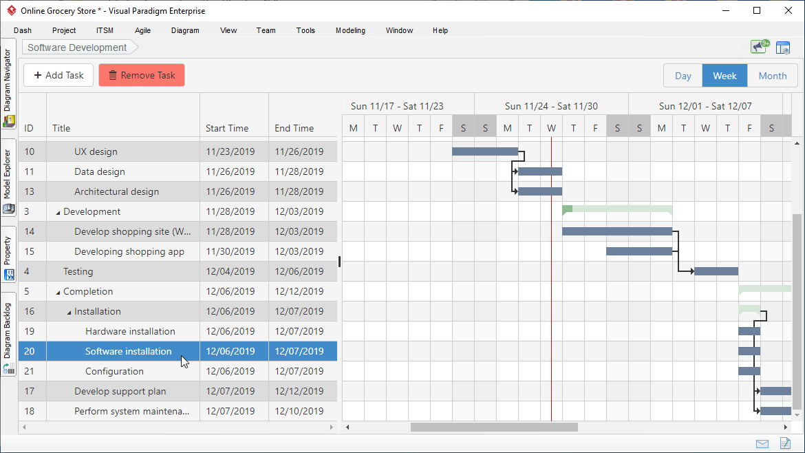 EasytoUse Gantt Chart Tool