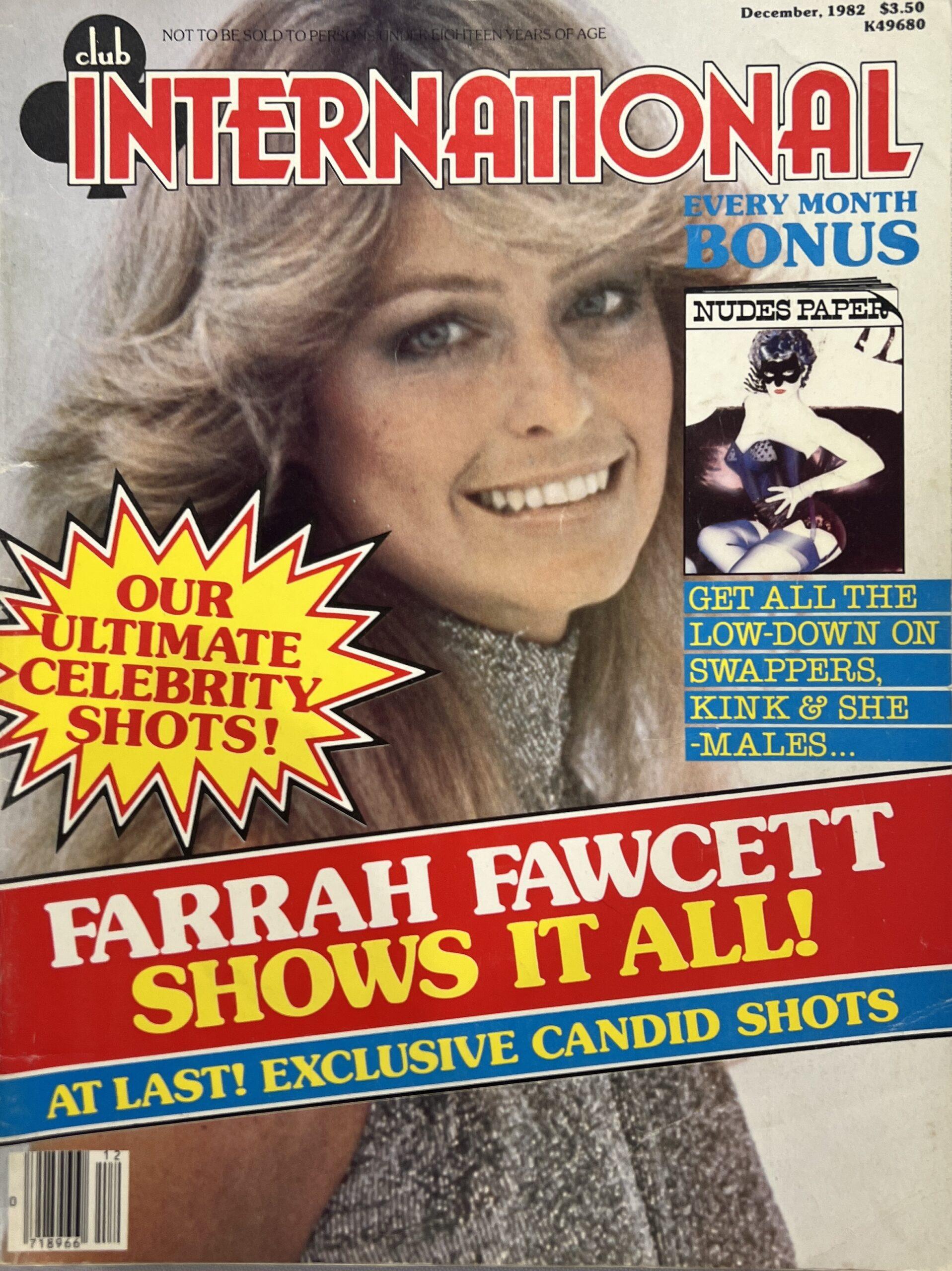 Club International December 1982 *Farrah Fawcett Shows It All* VM16