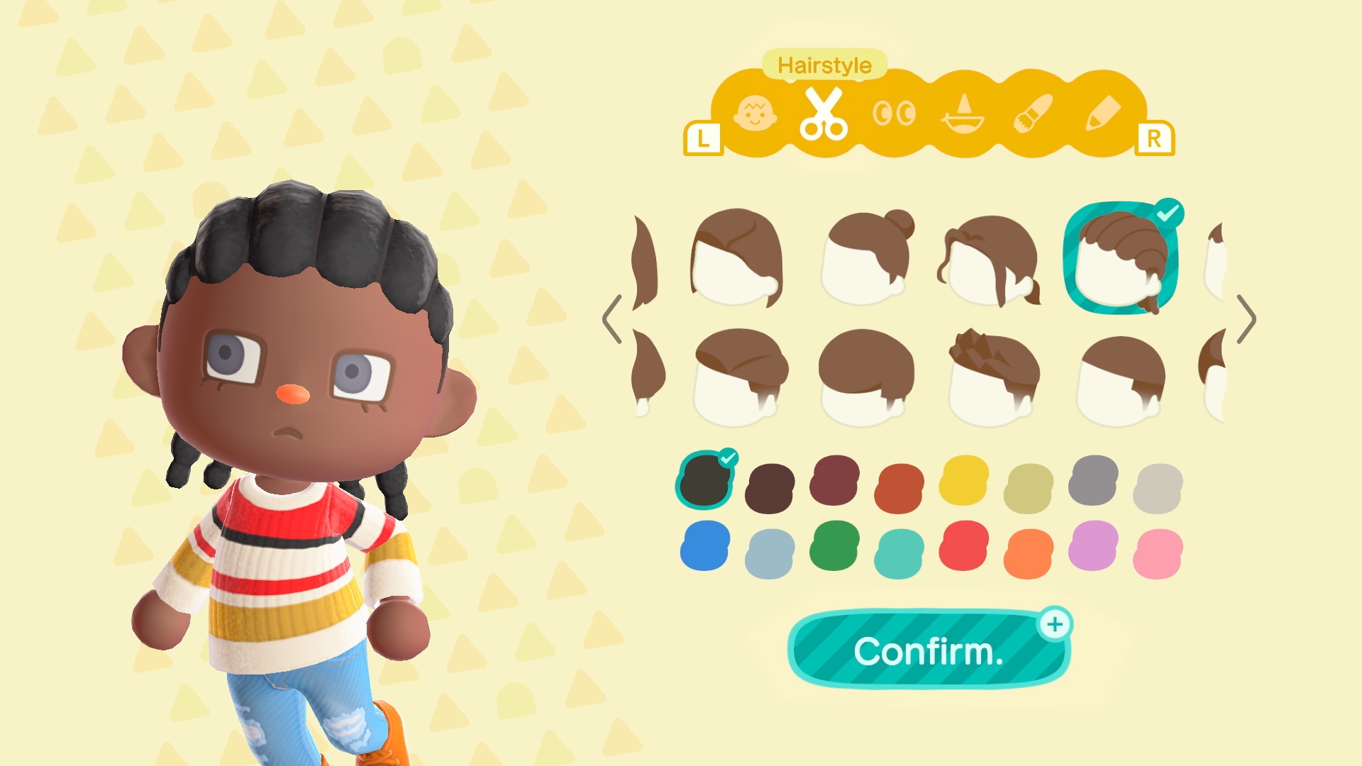 Animal Crossing New Leaf Hairstyles