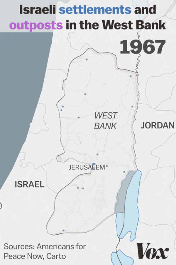 The growth of Israeli settlements, explained in 5 charts Vox