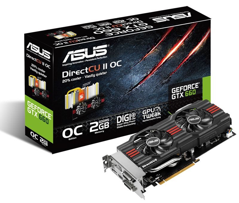 ASUS Announces its GeForce GTX 660 and GTX 650 DirectCU Lineup
