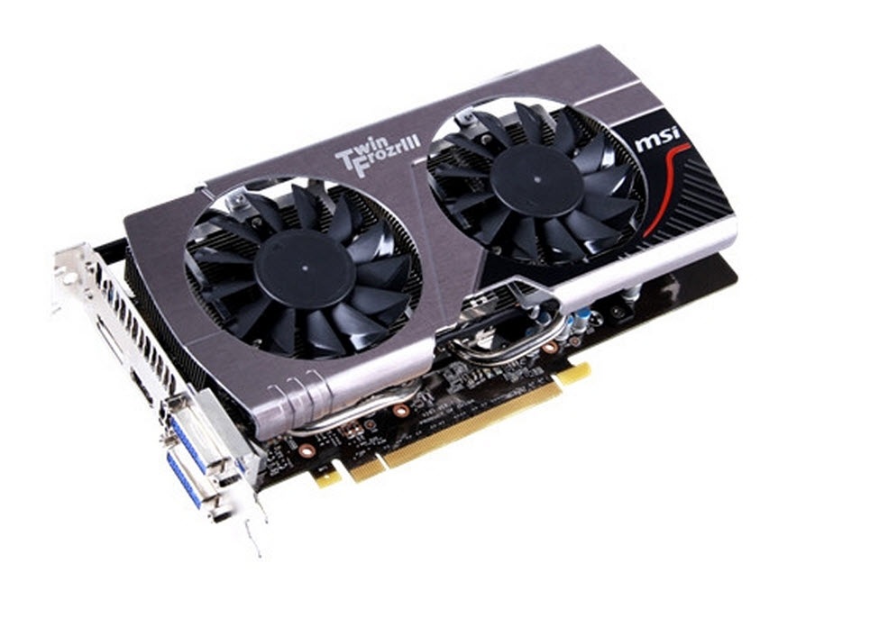 MSI GeForce GTX 650 Ti Boost Gaming Edition GPU Pictured
