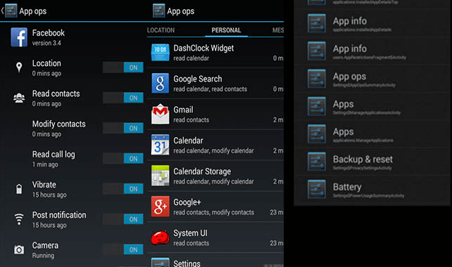 Android 4.3 Permission Manager for Some Hidden Features!