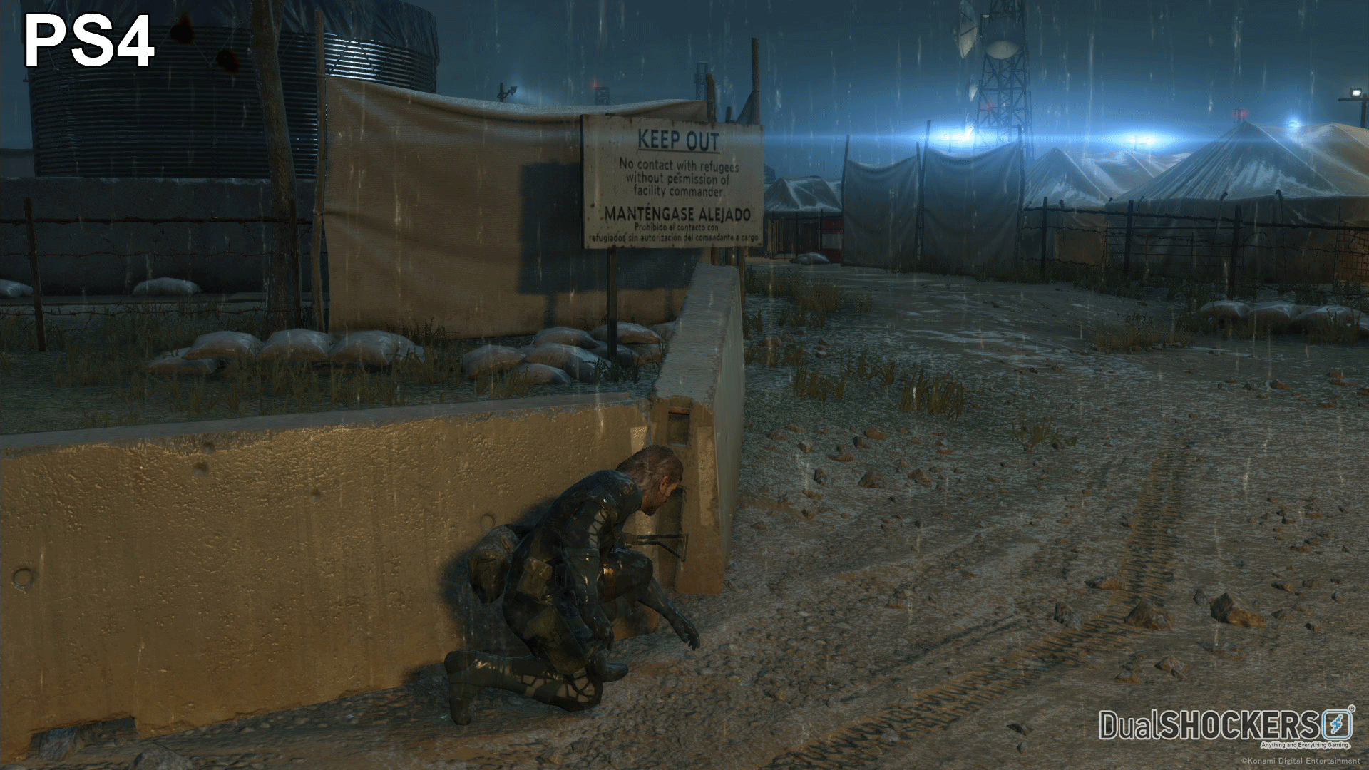 Metal Gear Solid V Ground Zeroes Screenshot Comparison Released PS4