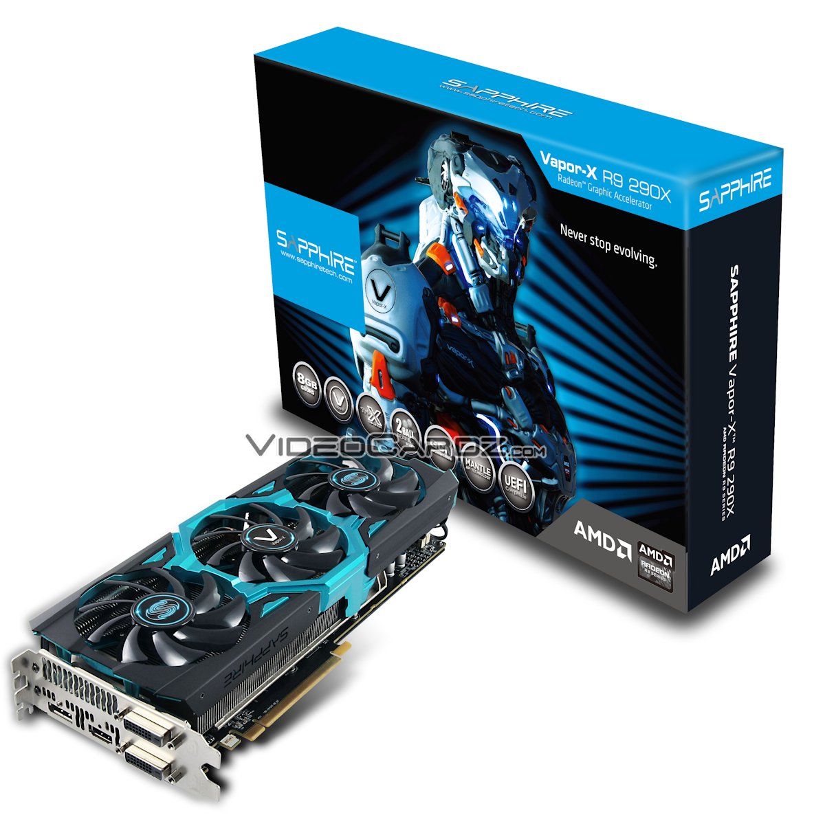Sapphire Radeon R9 290X VAPORX Unveiled First Consumer Graphics Card