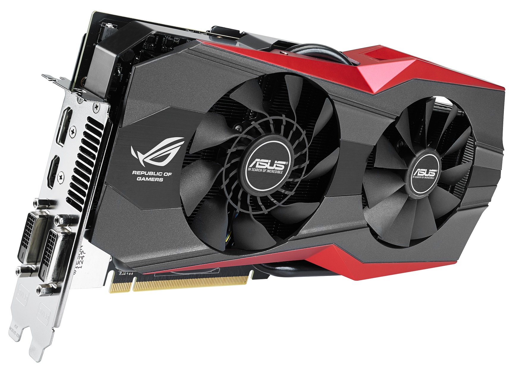 ASUS ROG MATRIX R9 290X Platinum Graphics Card Pictured Black Heatsink and Powerful 14 Phase VRM
