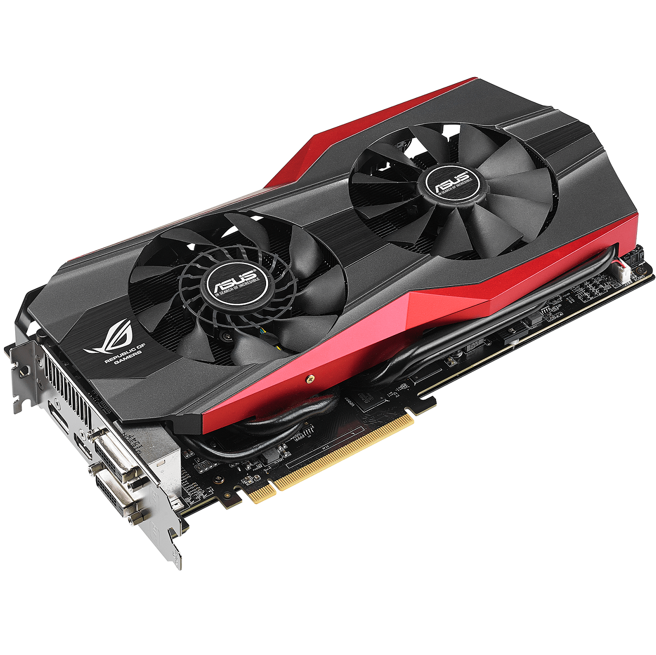 ASUS ROG MATRIX R9 290X Platinum Graphics Card Pictured Black