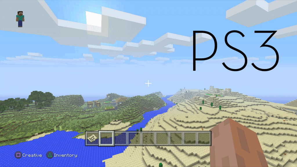 Official Minecraft PS4 vs PS3 and Xbox One vs Xbox 360 Screenshot