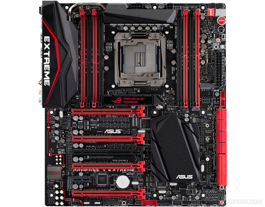 ASUS X99 ROG Rampage V Extreme Motherboard Unveiled EATX Form Factor