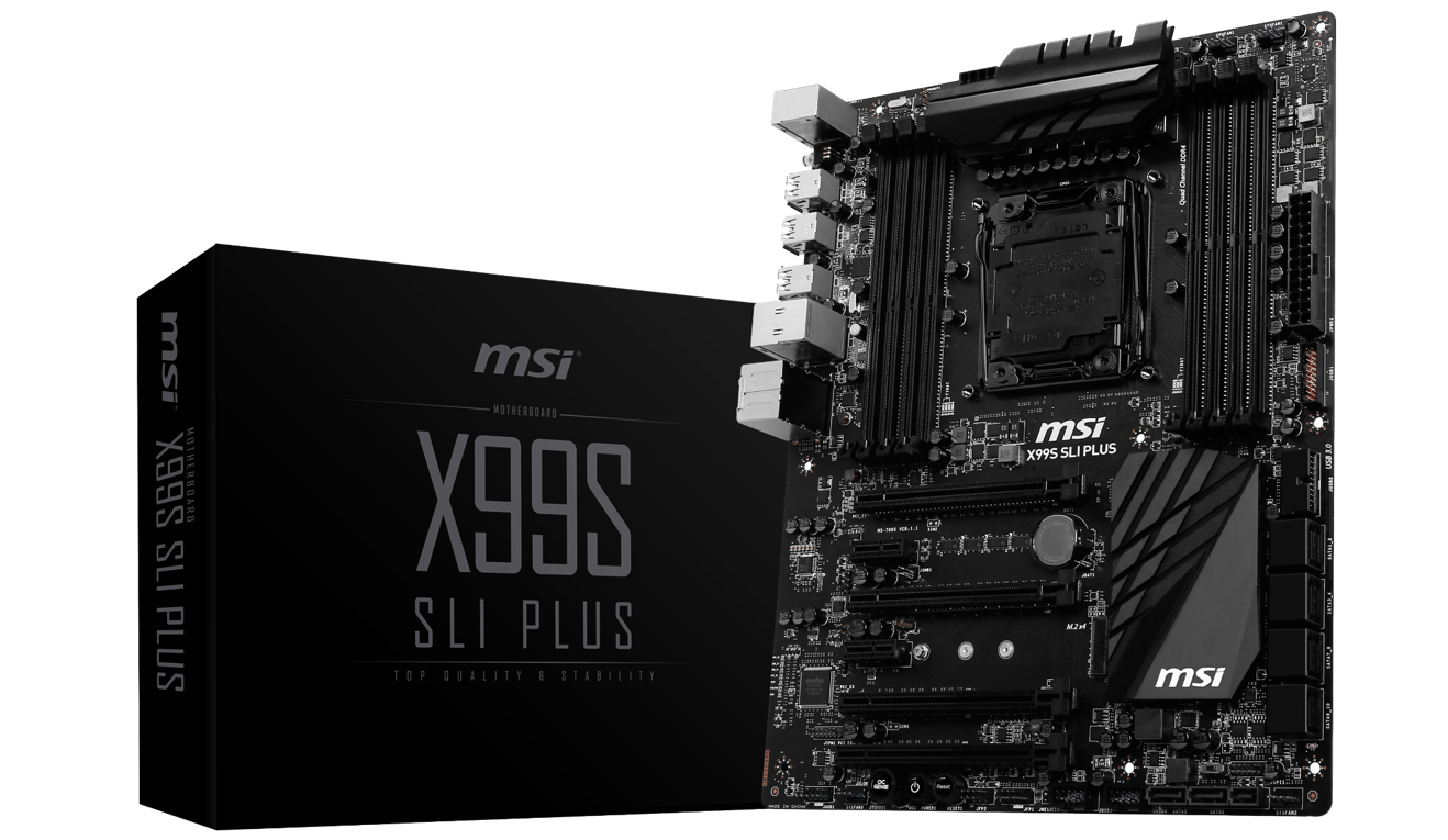 MSI Unleashes the X99S SLI Plus Motherboard - Features Beautiful Black