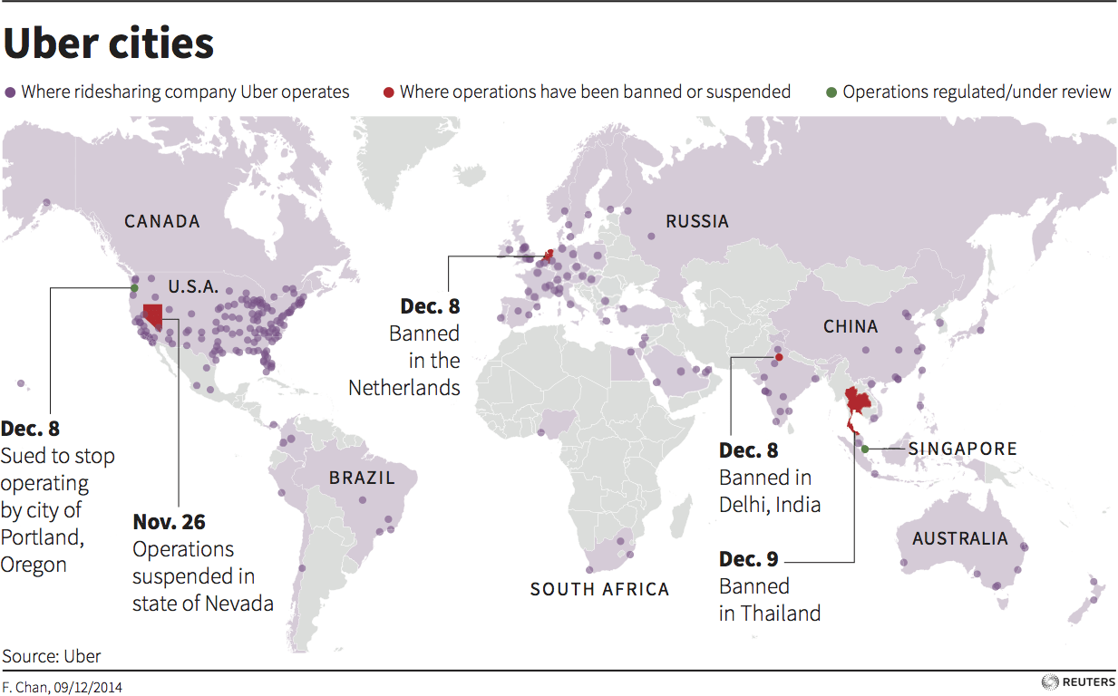 Uber Suspends UberPOP Service In Spain After Court Injunction