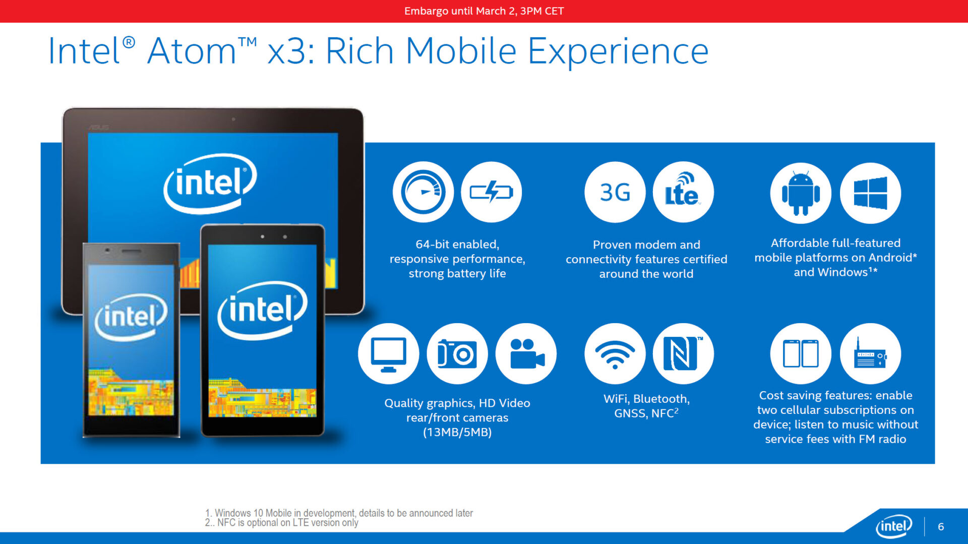 Intel's 14nm Airmont Powered Cherry Trail Family Launched