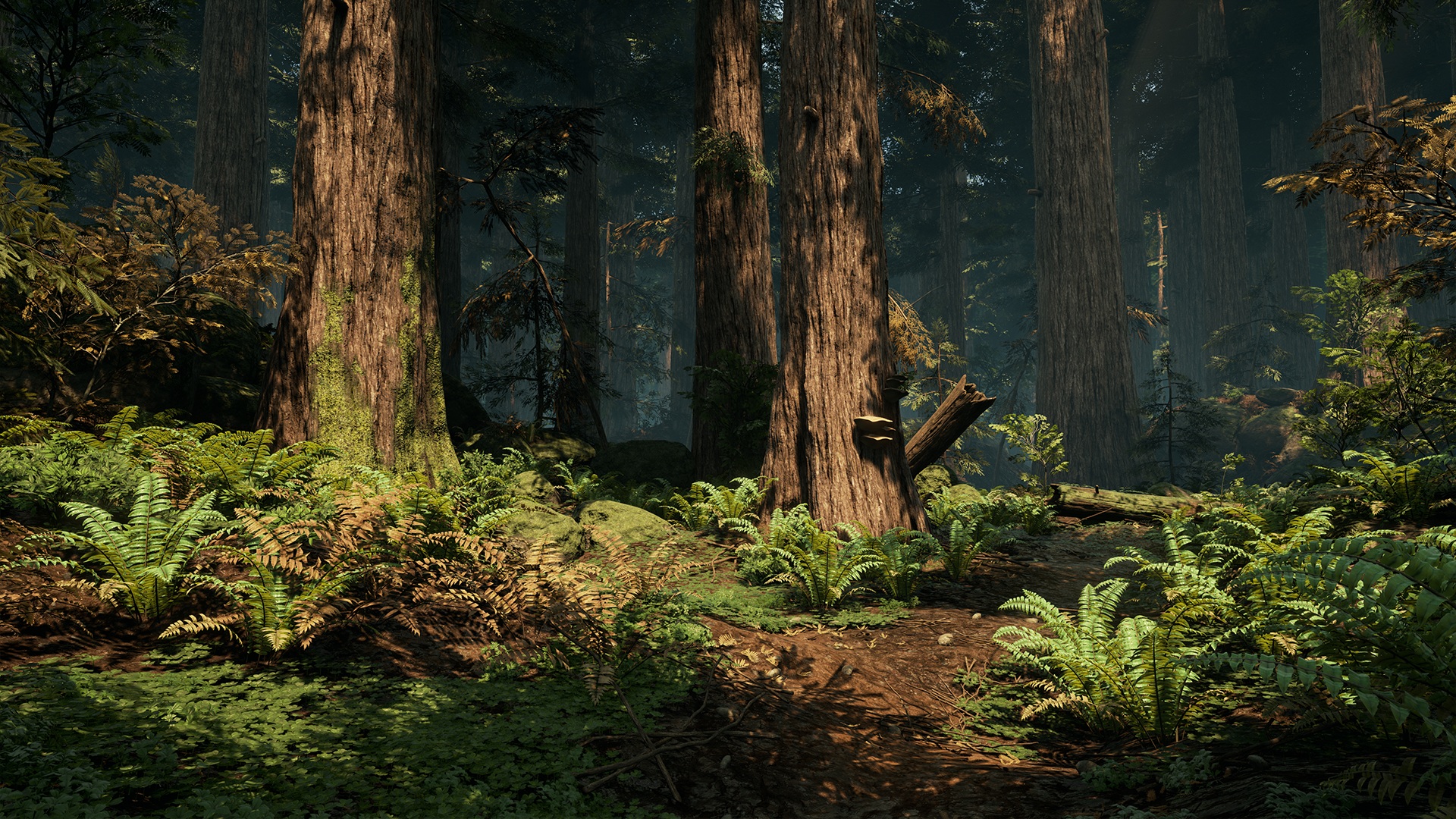 Unreal Engine 4 Forest Environment by DICE Vegetation Artist Looks Great