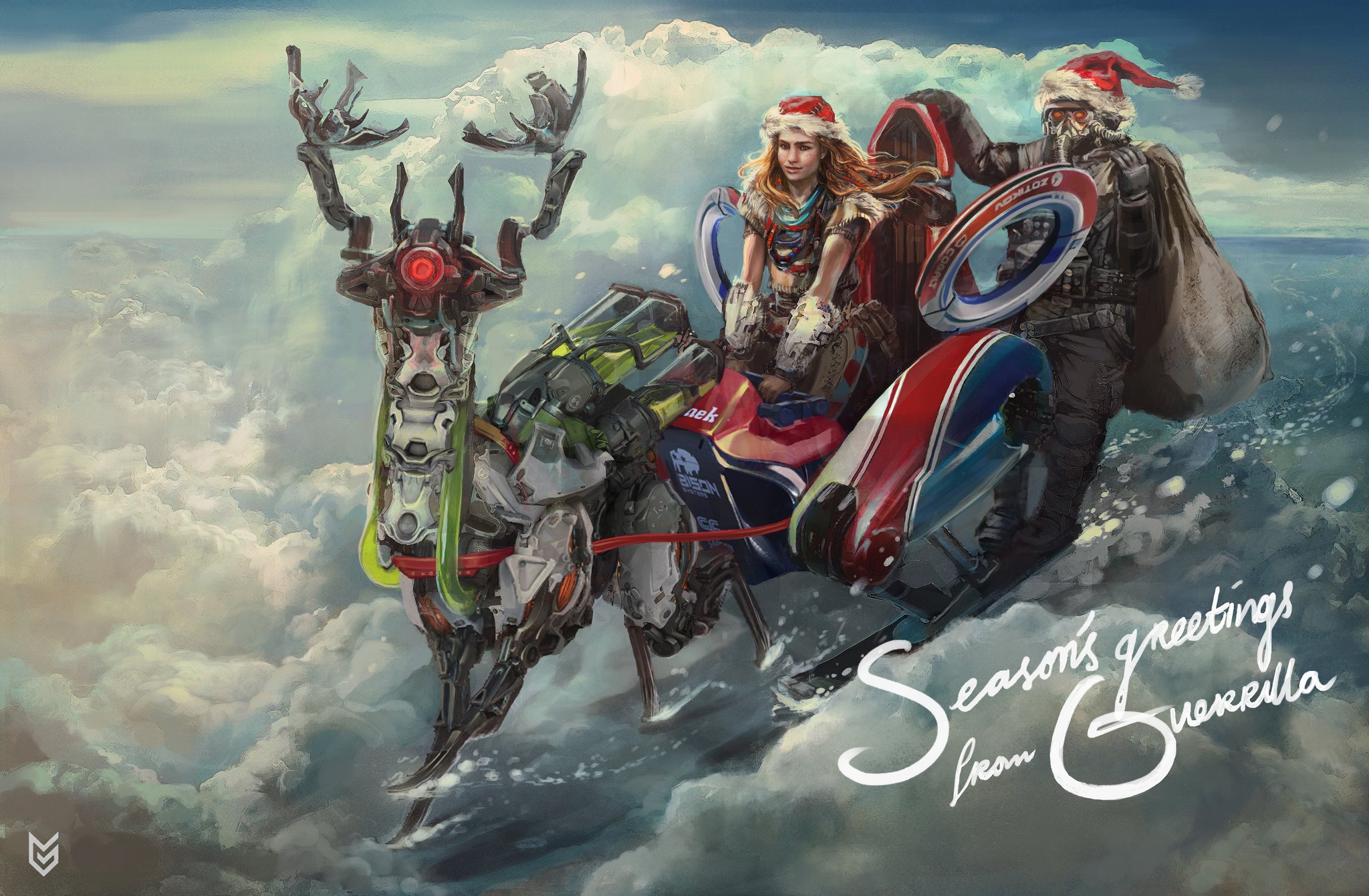 Guerrilla Games' Seasons Greeting Art Shows Horizon, Killzone & RIGS