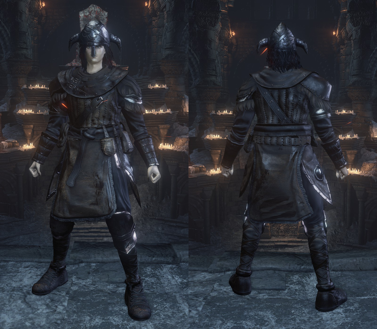 Bilder zu ungenutztem Content für Dark Souls III mit voll funktionsfähigen Waffen und Rüstungen