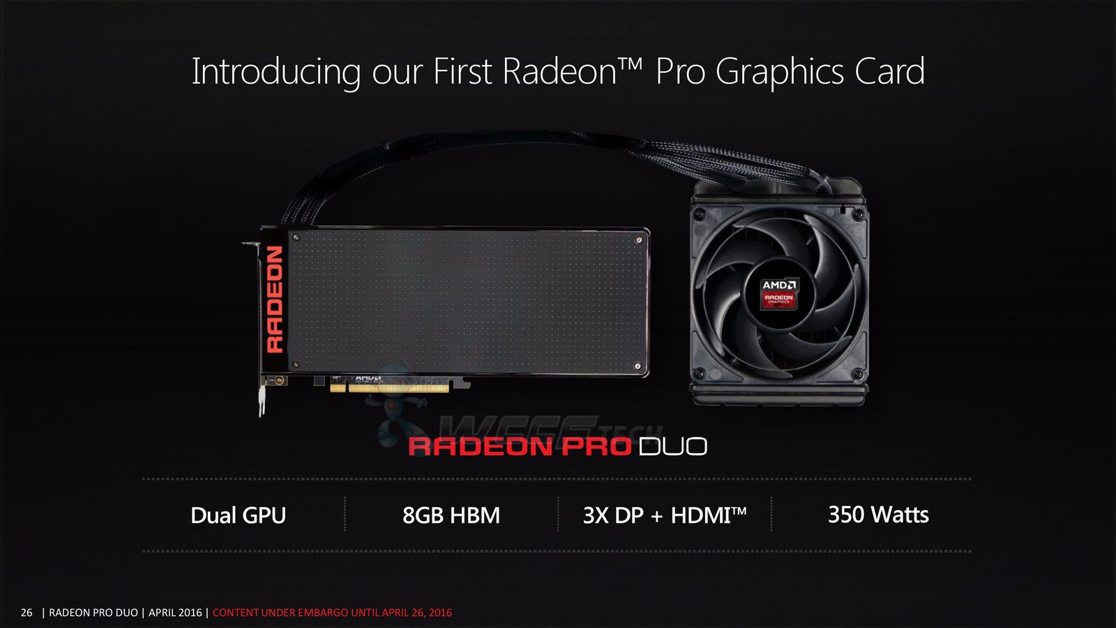 Official AMD Radeon Pro Duo Specifications Revealed 16
