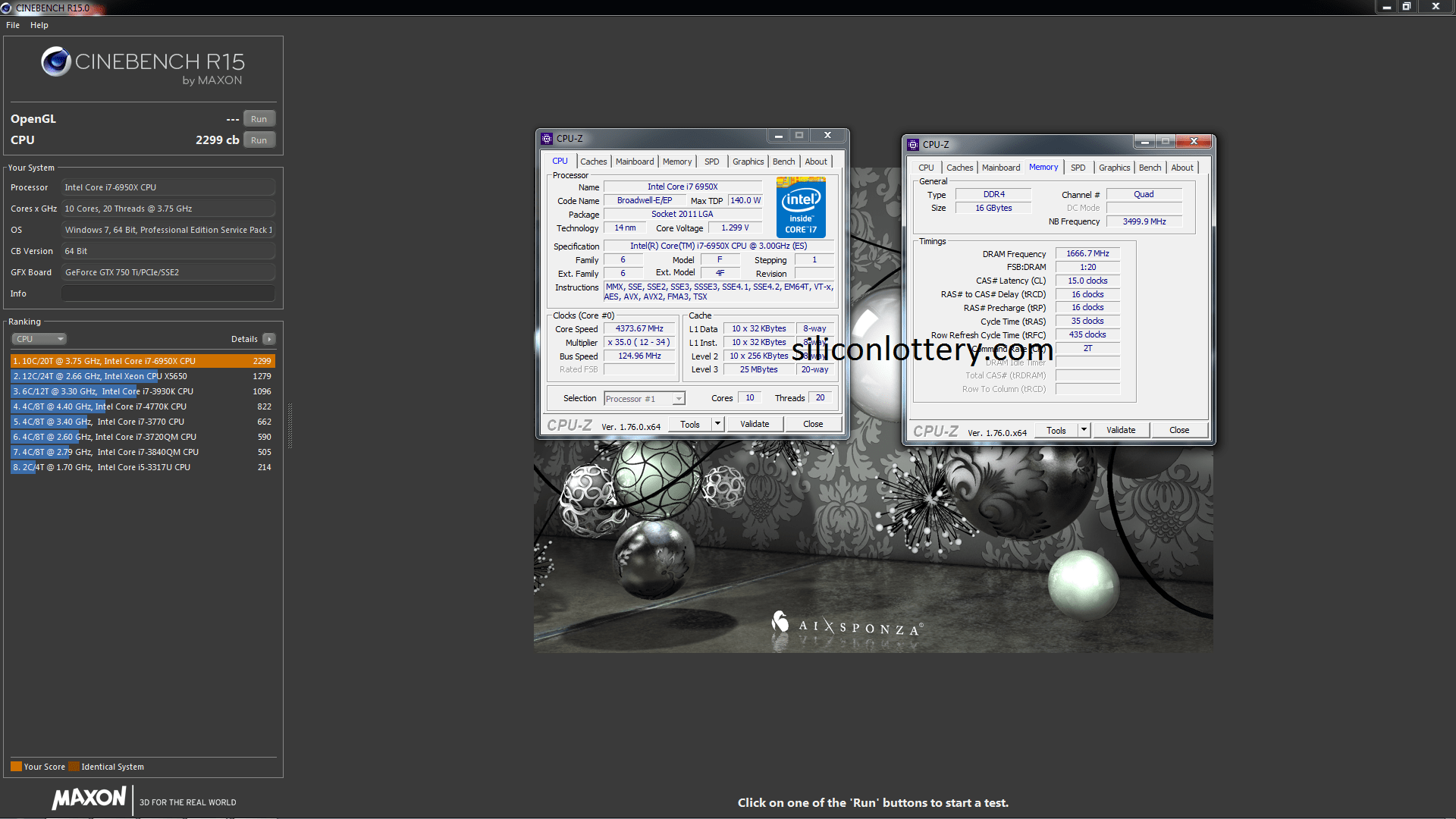 Primeiros testes Intel i7 6950X vs Intel core i7 5960x