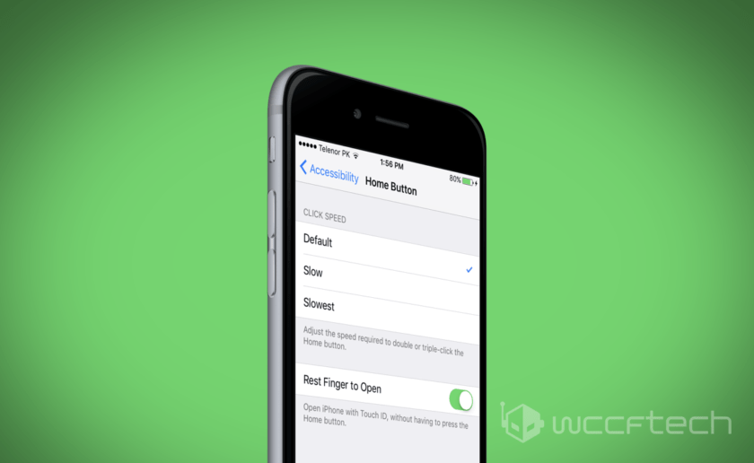 Set iPhone to Open Using Touch ID Without Pressing Home Button iOS 10
