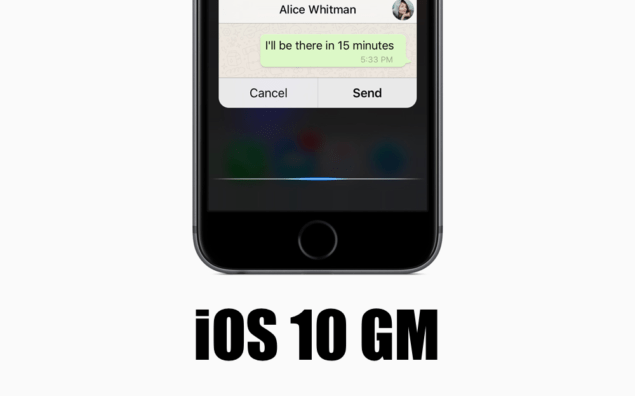 Download iOS 10 GM for iPhone, iPad, iPod touch