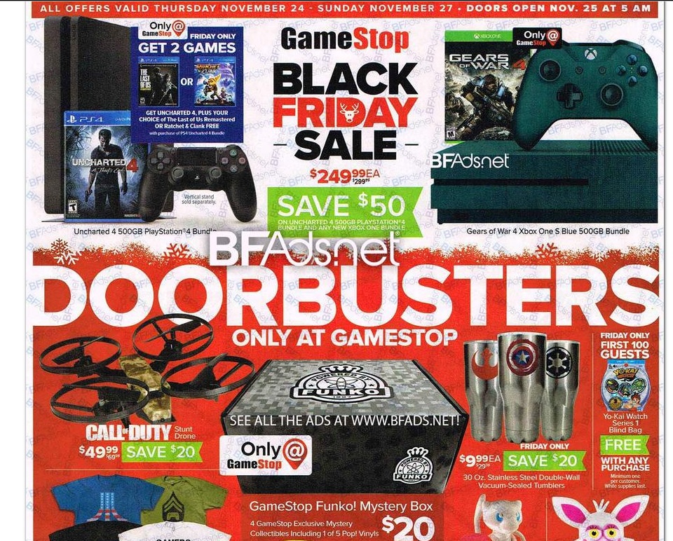 GameStop Black Friday Deals Include Xbox One Console Bundles