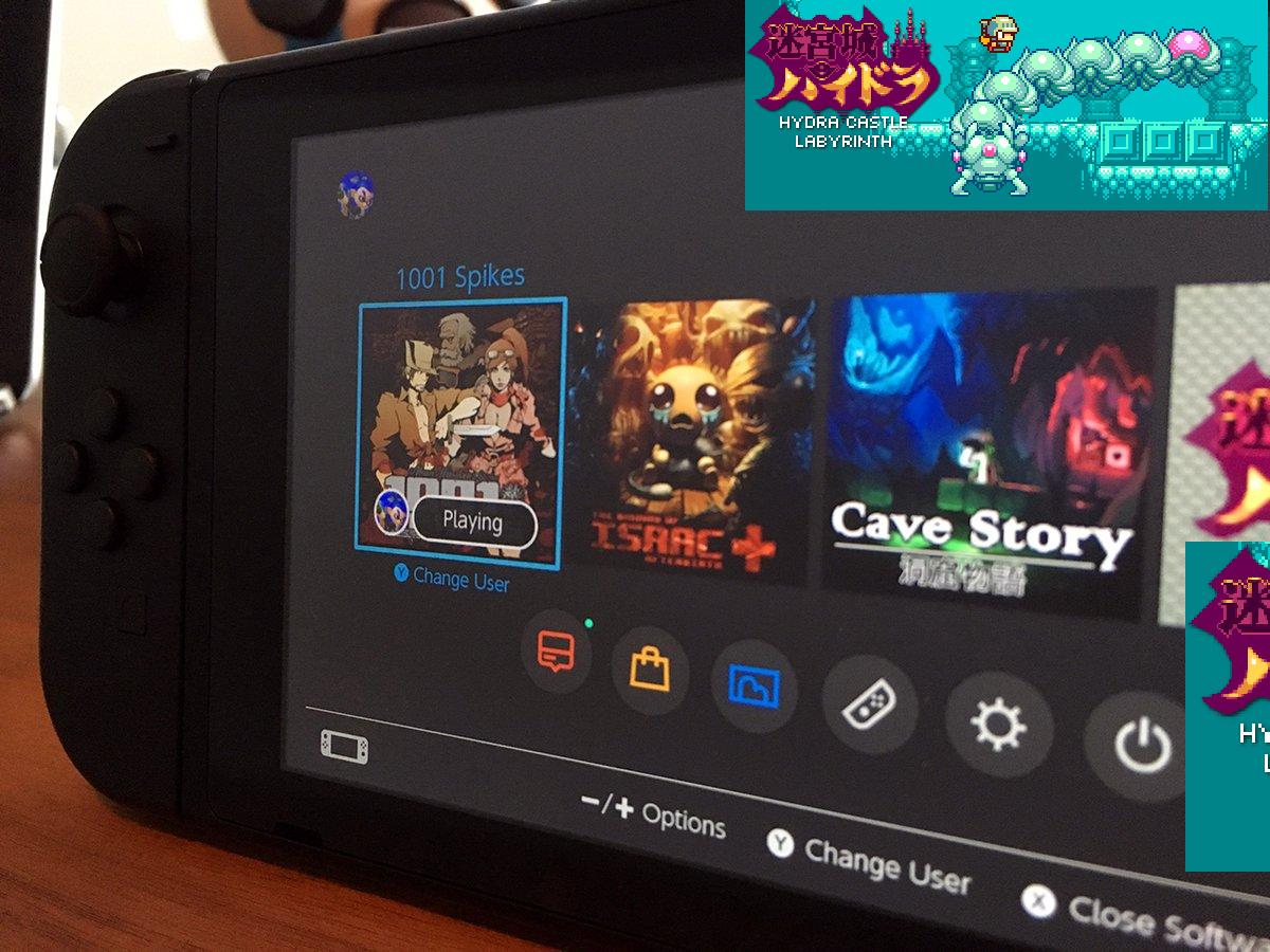 Nintendo Switch Dark UI, Homescreen, User Accounts Shown Off By Nicalis