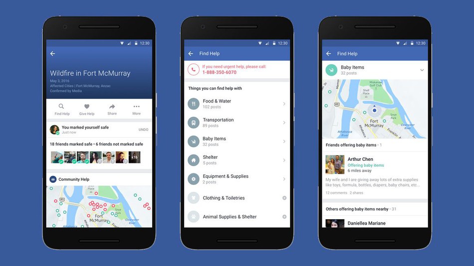 Facebook Adds Help" to Offer or Get Help during a Disaster