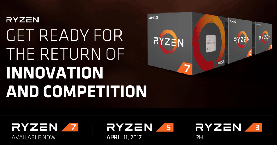 AMD Ryzen 5 CPUs Arriving on 11th April in Flagship Ryzen