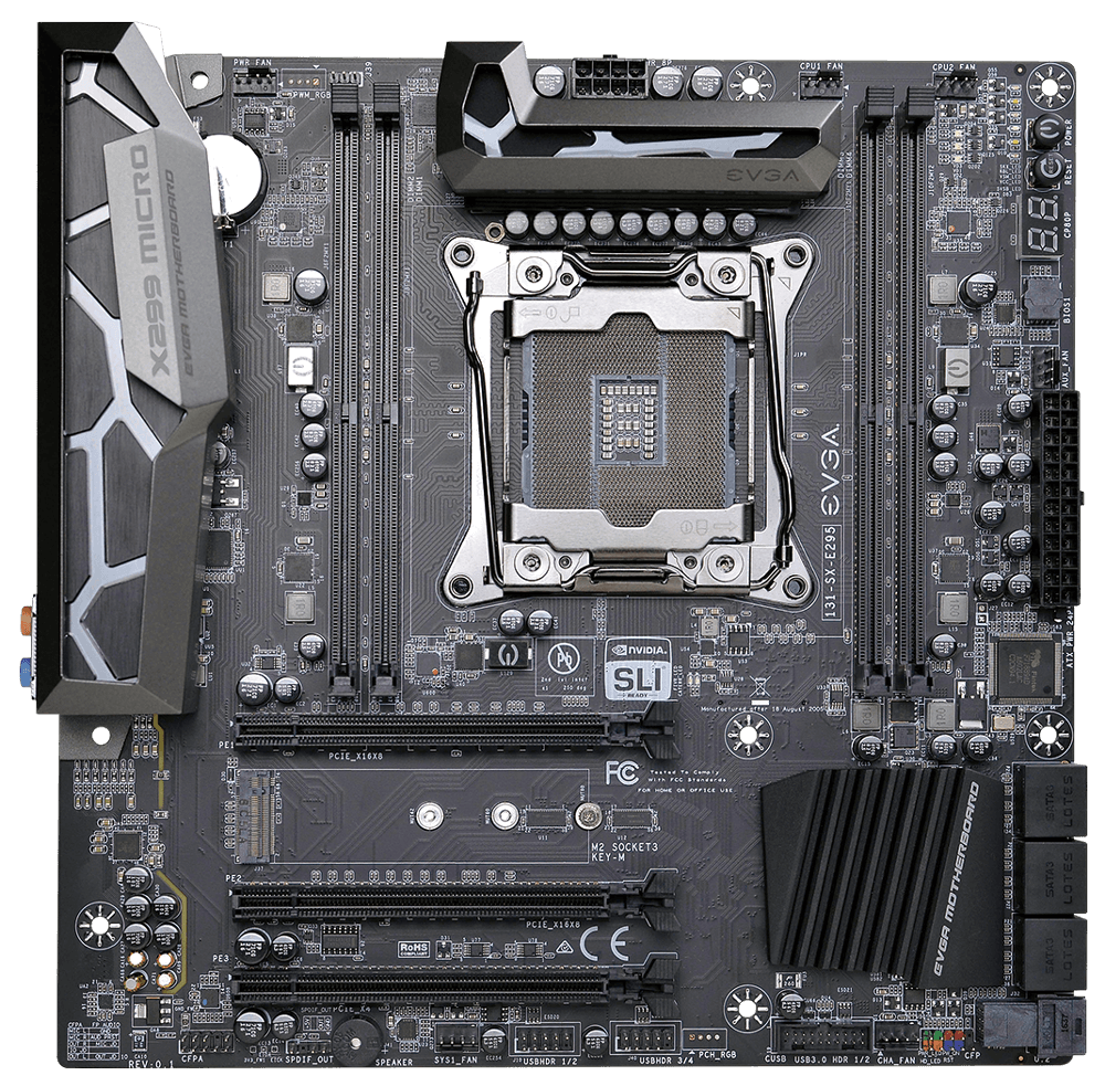 EVGA Unveils Trio of X299 HEDT Motherboards For Intel Core X CPUs