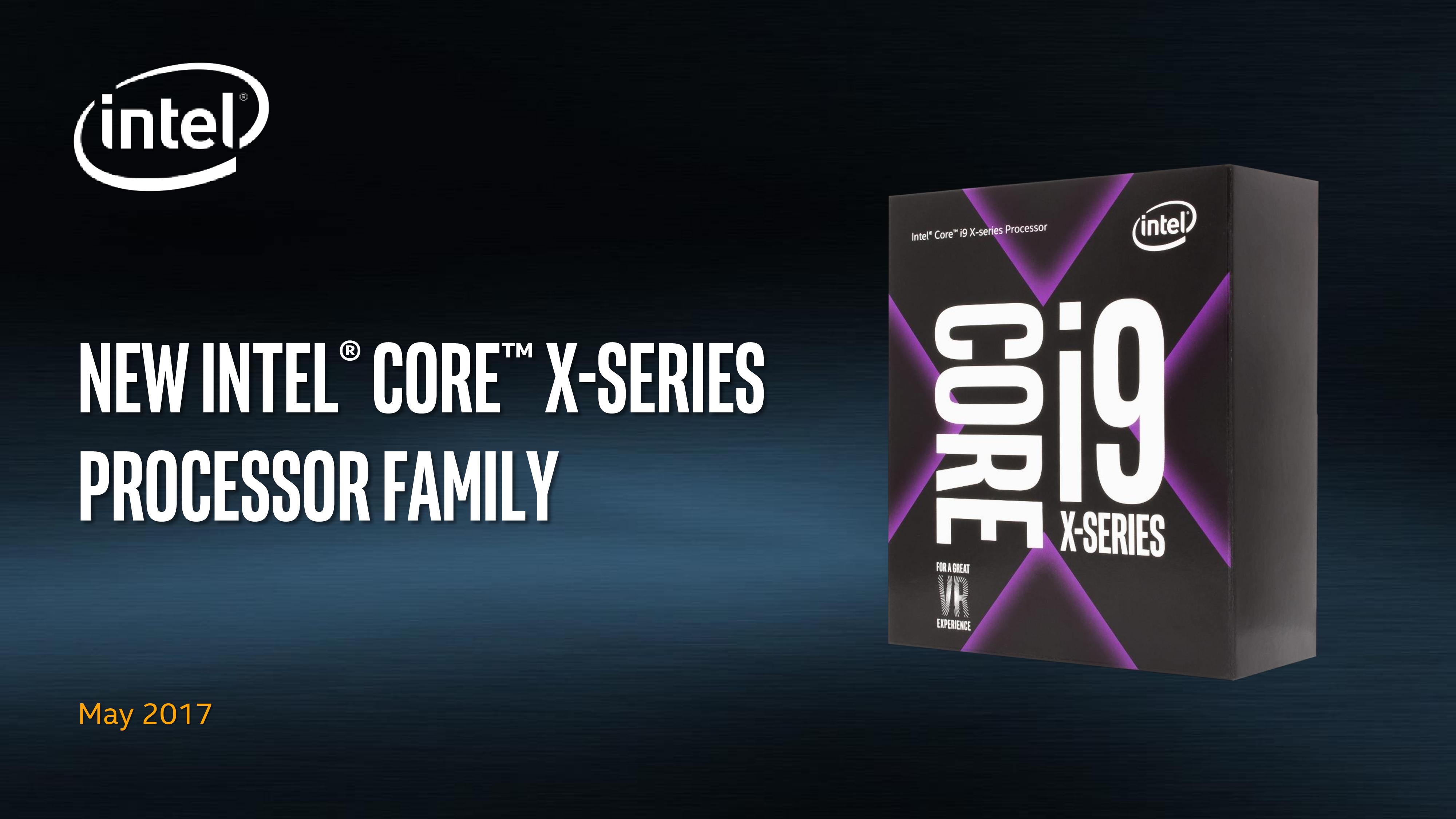 Intel's CoreX Series Detailed Led by the Core i9 7980 XE