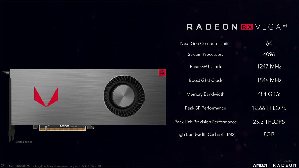 AMD Radeon RX Vega 64 Officially Launched Full Review